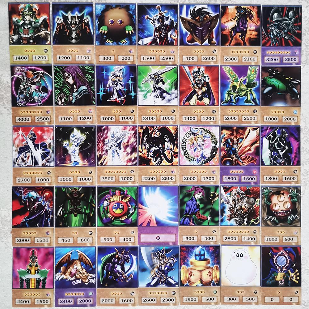 Yu-Gi-Oh Карточки в стиле аниме Голубоглазый Белый Дракон Темный Маг Exodia Obelisk Slifer Ra Yugioh DM Классический Прокси DIY Карточка Подарок для Детей