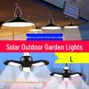Солнечные светодиодные подвесные светильники для улицы - Энергосберегающие, водонепроницаемые, декоративные садовые светильники "один к четырем" для патио