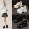 Внутреннее увеличение высоты маленького размера женская обувь новая ins универсальная обувь на платформе в стиле интернет-знаменитости повседневная белая женская обувь