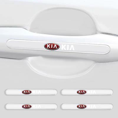 4 шт./компл. Защитная наклейка на ручку двери автомобиля 3D Стайлинг автомобиля Для Rio Ceed Sportage Sorento k2 k3 k4 k5 k6 K7 K8 Soul Opeima