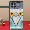 Чехол с рисунком Хиппи-автобус мира и подсолнухи для Honor Magic 6 7 8 Pro Honor 400 200 70 90 Lite X8c X8b X9a X9b X9c X9d Win RT