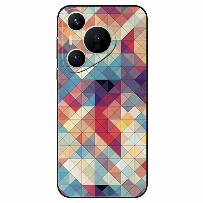 Чехол для Huawei Pura 70 / Pura70 Pro Мягкий Силикон Модный Мраморный Ударопрочный Чехол для Huawei Pura 70 Ultra P 70 Pro+ TPU Чехол