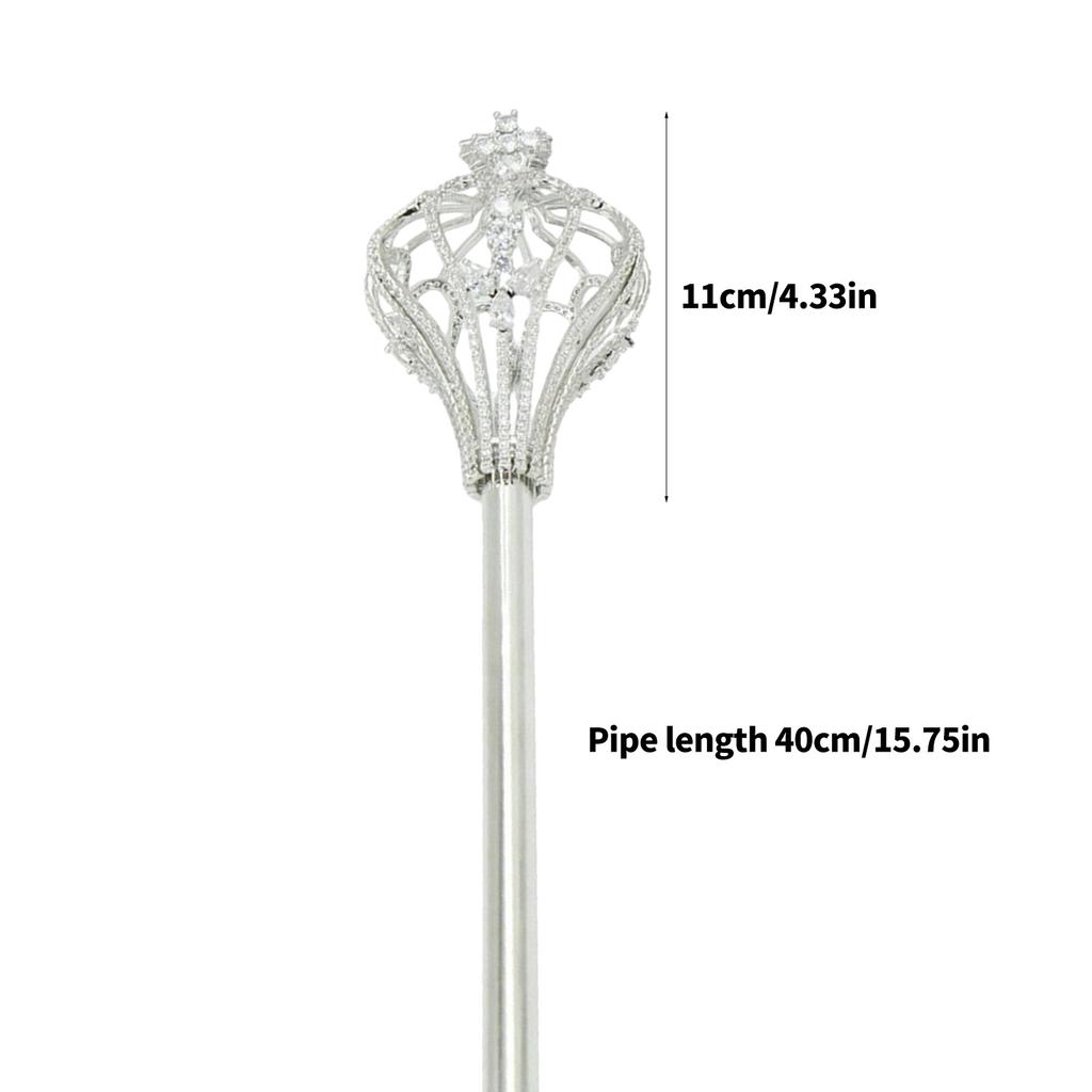 Luxury Rhinestone Royal Scepter Costume Prop For Princess Pageants Wedding Events And Christmas Celebrations