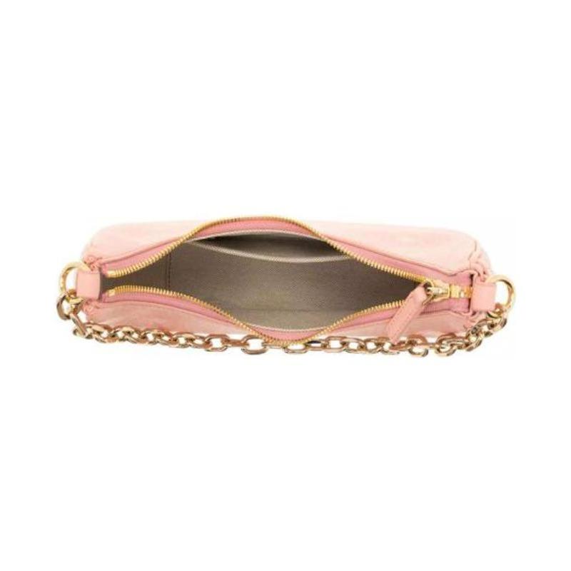 MCM Aren Visetos Nappa Handbag Tote Shoulder Bag Pink MWHCATA11QZ001