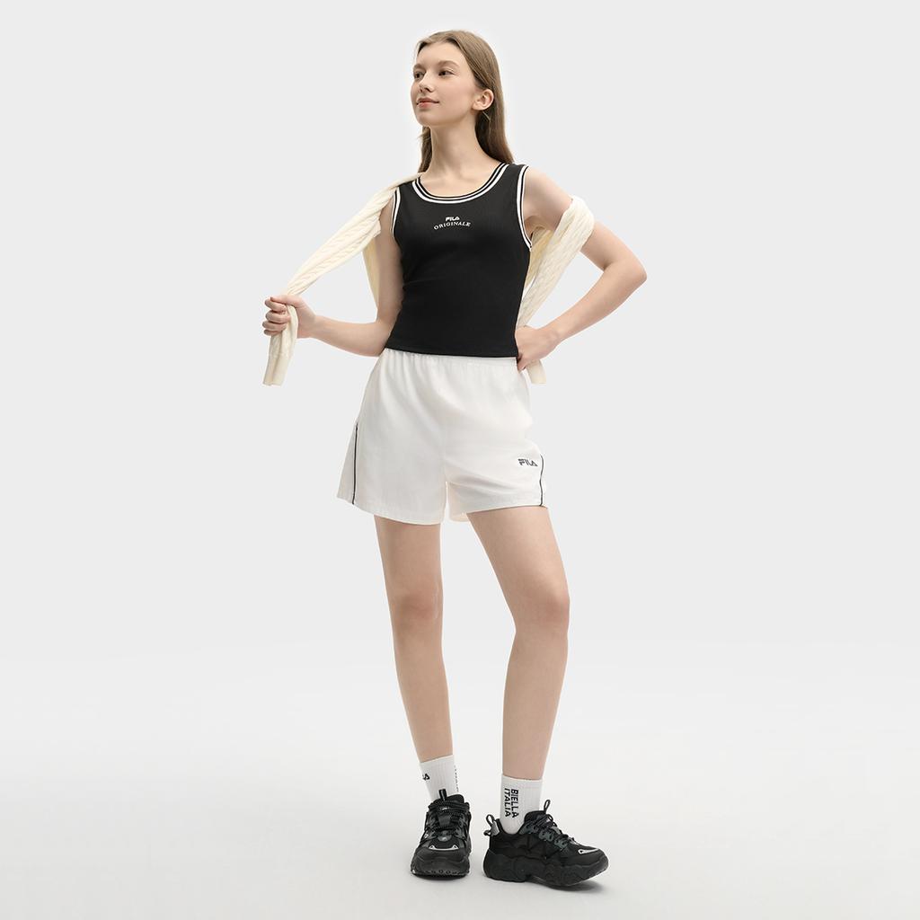 Новая женская майка FILA ORIGINALE, цвет «реактивный черный» F11W529114F-BK