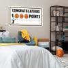 Basketball 1, 000 Points Banner  Personalized 1000 Points Memorial Banner Sign 2ft x 4ft Celebrate Party Supply Great Decoration for Award Banquet