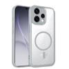 KEYSION Transparent Magnetic Phone Case for OPPO Reno15 Pro Max 5G Silicone+PC HD Clear Shockproof Cover for OPPO Reno15 F 5G