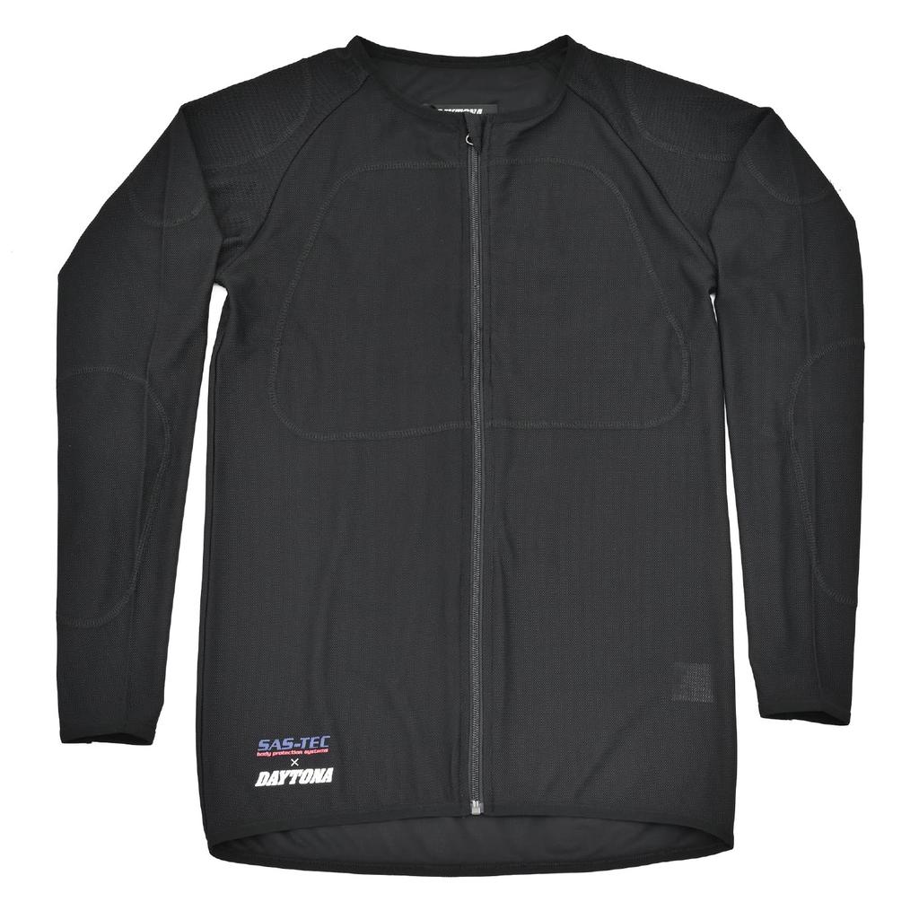 Daytona Motorcycle Innerwear Sold Full Mesh Stretch Fabric Stretch Slim Fit Inner Protector Size 41859 (Protectors Separately) DP-002 Black, Small,