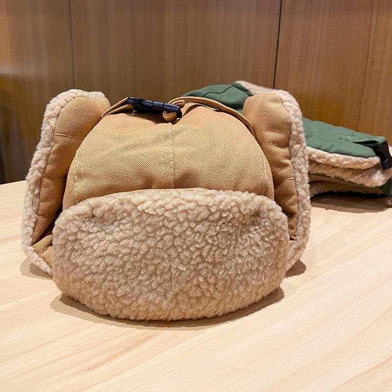 Шапка женская зимняя для велоспорта, электромобиля, ветрозащитная и теплая хлопковая шапка мужская утолщенная с защитой ушей