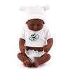28cm Black Skin Mini Reborn Baby Doll