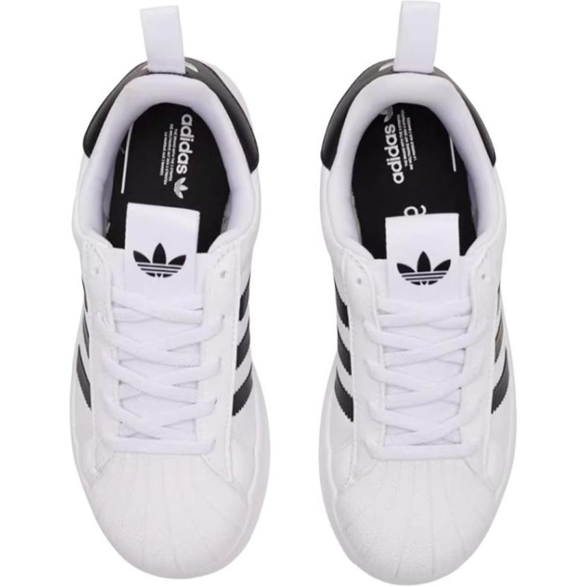 adidas AdiFOM Superstar 360 C белые черные детские кроссовки обувь-белый цвет-черный золотой-металлик JS0718