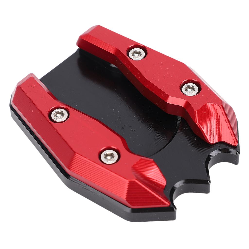 Motorcycle Kickstand Extender Pad Enlarger CNC Aluminum Alloy Anti Skid Side Stand Extension Plate Pad Replacement for