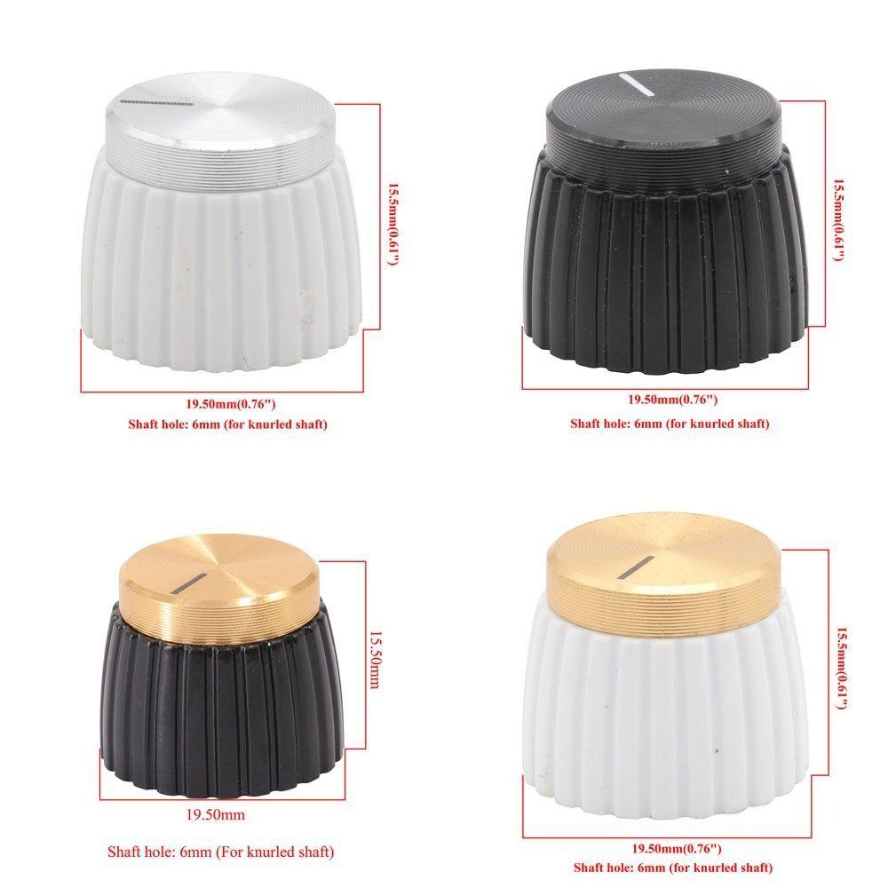 5Pcs Set Screw Fixed Effect Pedal Knob 20x16mm Amplifier Knob Replacement DJ Mixer Equipment