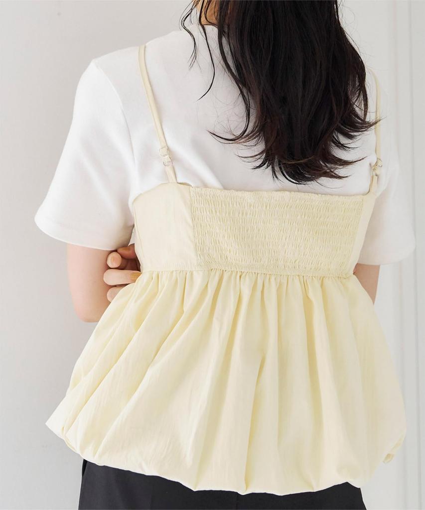 Titibait Balloon Switch Camisole Free AEW19110 Top, Women's, Size, Yellow,