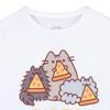 Pusheen Футболка с короткими рукавами для девочек Pizza Purrty