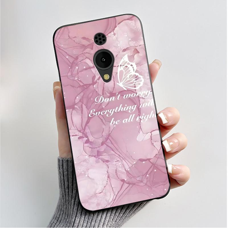 Печатный чехол для телефона Nokia 150 2G 2023 C2 C10 C20 Funda Coque Мягкий силикон Черный корпус Чехол Милый Цветок Мультяшный Корпус Capa