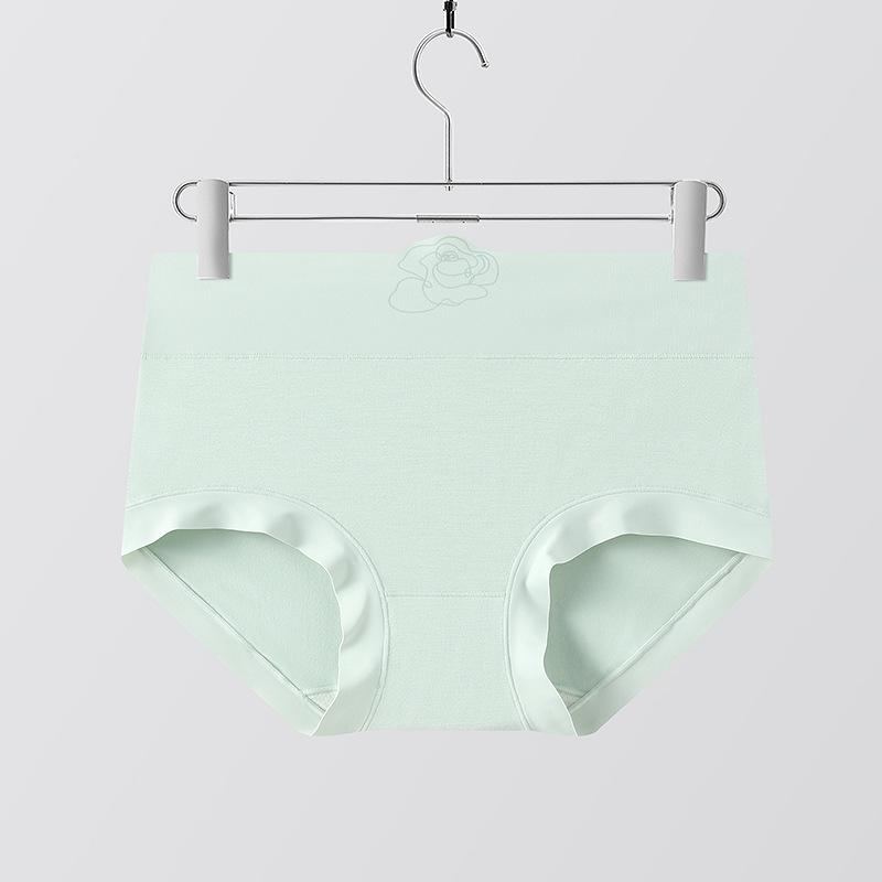 Women S High Waist Seamless Breathable Triangle Underwear Soft Skin Friendly