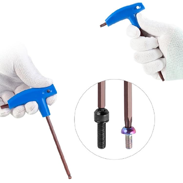 Шестигранный ключ с Т-образной ручкой, длинные рычаги, шестигранник с шаровым наконечником, инструмент-отвертка