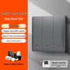 Zhengshang B1 WiFi Умный выключатель: Совместимость с голосовыми помощниками Alexa и Google, панель стандарта ЕС