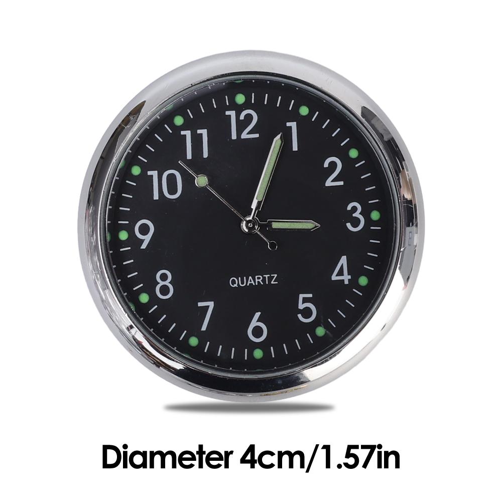 Автомобильные светящиеся часы на воздухозаборник универсальные кварцевые люминесцентные часы для приборной панели автомобиля велосипеда мотоцикла водонепроницаемые самоклеящиеся часы