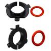 2pcs H7 To LED Headlight Bulb Adapter Holder Socket Base Clip For Kia Mitsubishi