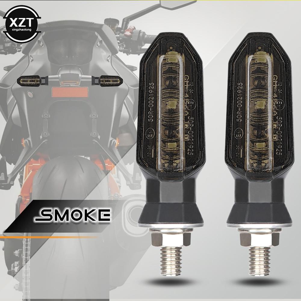 2 шт. 8 мм мини-светодиодные указатели поворота для мотоцикла, янтарный мигающий свет, мигалка, указатель поворота, 12 В, аксессуар для мотоиндикатора