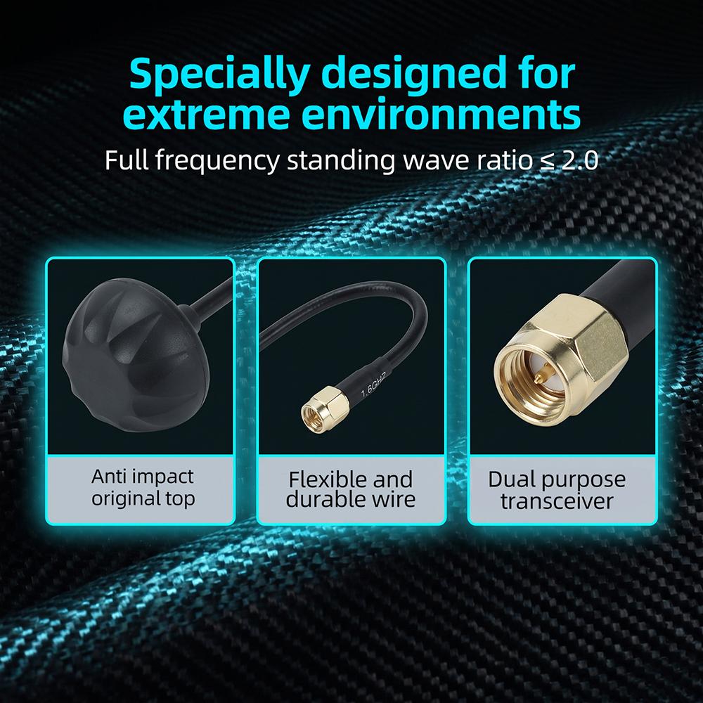 5.8G 6.1-7.2G FPV Image Transmission Antenna Omnidirectional Antenna SMA Connector for Drone Racing with 360 Degree Coverage