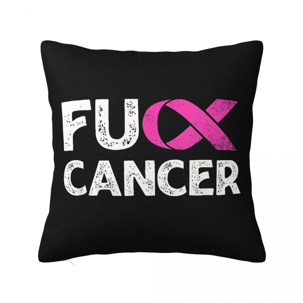 Football Breast Cancer Awareness Support Pillow Covers Car Cushion Cover Cute Pillowcase 4040