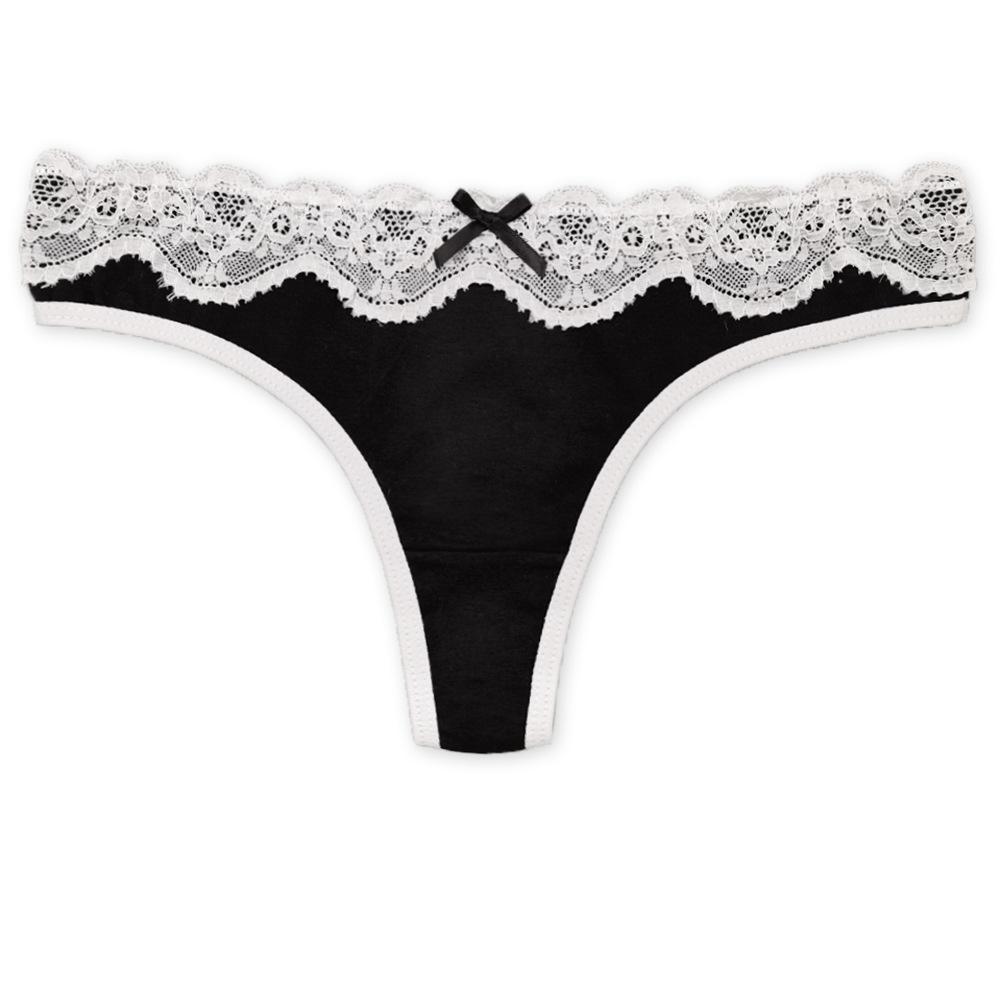 Женские хлопковые стринги, кружевные трусики-стринги, нижнее белье, женские трусы, сексуальное женское белье, брюки, нижнее белье, дамы с низкой посадкой, 6 шт./лот