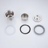 1 PCS Kitchen Sink Single Sink Drain Stainless Steel Sink Drain