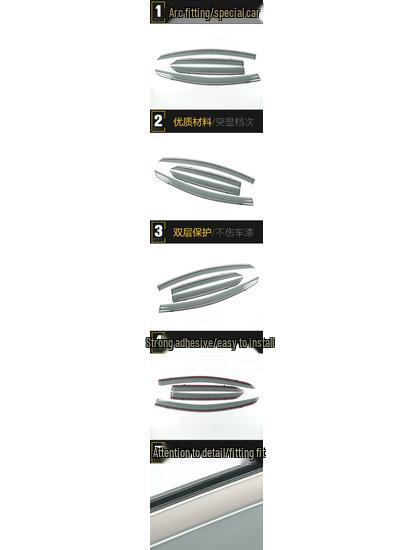 Tengyi C20 Rain Deflector 3D Stainless Steel Trim