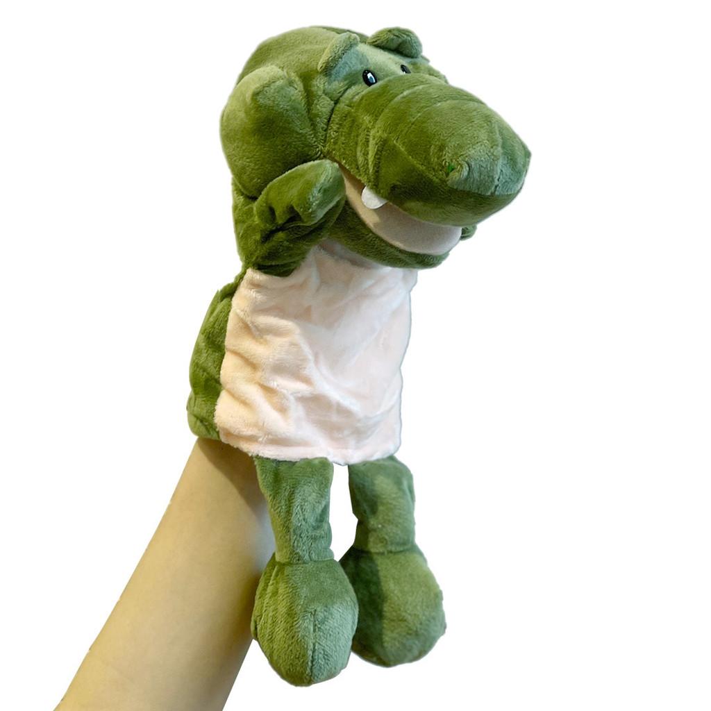Ducks Pigs Cows Frogs Mouth Opening Ventriloquis Puppet Toys Hand Plush Gift Kid
