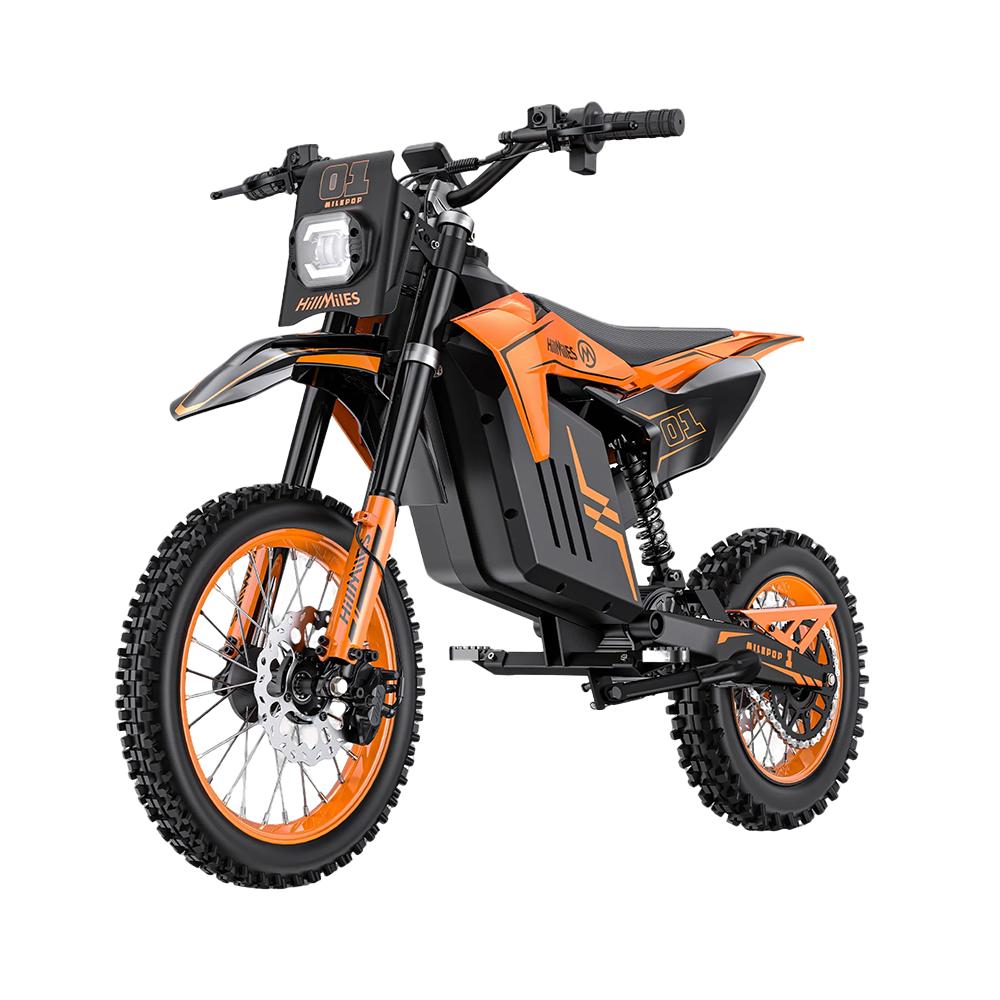 HillMiles MilePop 1 Электромотоцикл для бездорожья для подростков 48В 25Ач Съемная батарея