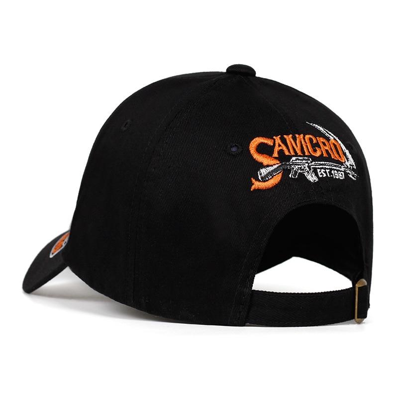 Samcro Baseball Cap Soa Sons Of Anarchy Skull Embroidery Casual Snapback Hat Fashion High Quality Racing Motorcycle Sport Hat