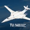 Военный Самолет Ту-160 Бомбардировщик Модель Самолета Строительные Блоки Модульные Наборы для Сборки Кубики Игрушки Рождественские Подарки Для Декора Комнаты