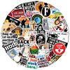 50 Pieces Cartoon Prank Meme Graffiti Stickers - Waterproof PVC DIY Decals for Guitars, Phone Cases & Water Cups