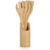 Kitchen Utensils - Kinvara - Set of 12 In Bamboo - Multicolored - Solid Wood - Affordable Quality