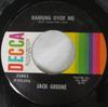 7-дюймовая пластинка JACK GREENE Hanging Over Me Birth Of Our Love 32863 Decca 1971 США Кантри/Фолк Б/у