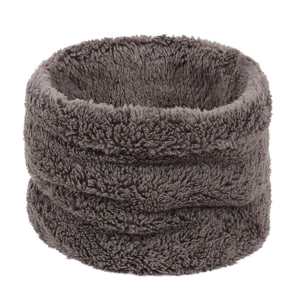 Сохраняющие тепло зимние снуды-шарфы однотонные маски для лица мода защита от холода воротник