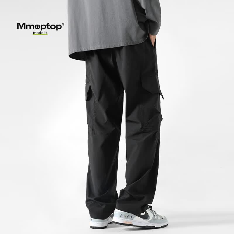 MMOPTOP Men's K1107 Summer Straight Leg Cargo Pants