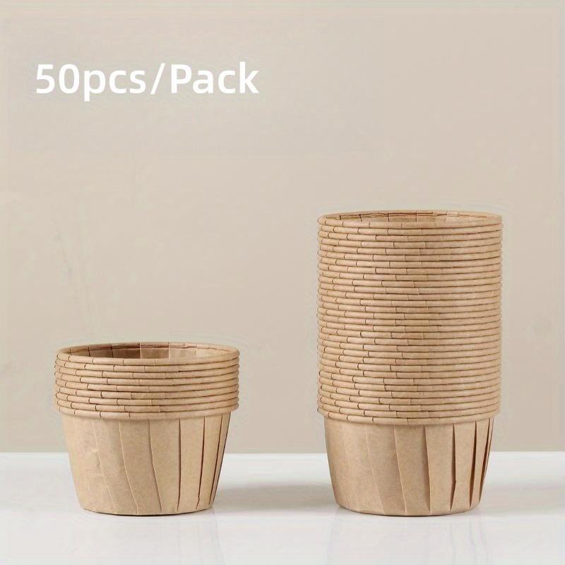 50 шт. Одноразовые стаканчики для блинов, стаканчики для кексов, термостойкие бумажные вкладыши для кексов, инструменты для выпечки, кухонные принадлежности для дома