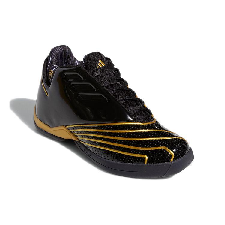 Adidas T-Mac 2 Restomod Black Gold Metallic Мужские кроссовки Core-Black Dark-Solid-Grey H68049