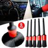 5pcs Detailing Brush Set Car Brushes Car Detailing Brush For Car Cleaning Detailing Brush Dashboard Air Outlet Wheel Brush