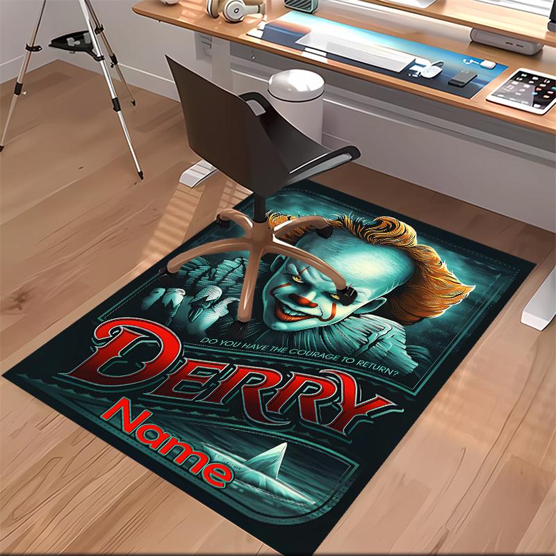 Custom personalization Pennywise the Dancing Clown Print Area Rug - Soft, Washable Non-Slip Indoor Mat,Living Room,Home&Office Decorative Rug