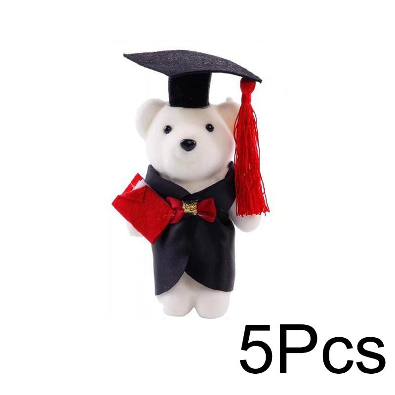 5/10 шт./упак. букет цветов, упаковка своими руками, регалии, шапка, маленький медведь, день учителя, животные, куклы, подарки на выпускной, выпускной год