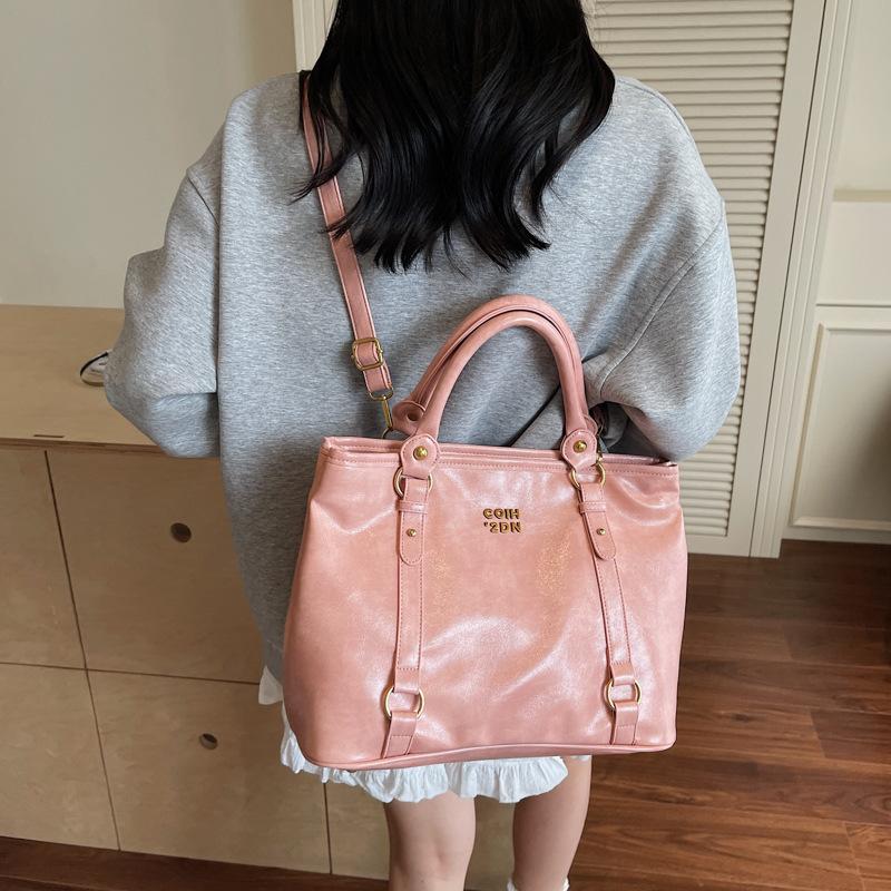 Корейская ретро сумка большой вместимости, с чувством формы, мягкая и прочная, модная, изысканная, новая, легкая, роскошная, для поездок на работу, через плечо