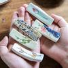 Japanese Style Underglaze Ceramic Chopstick and Spoon Rest for Home and Restaurant