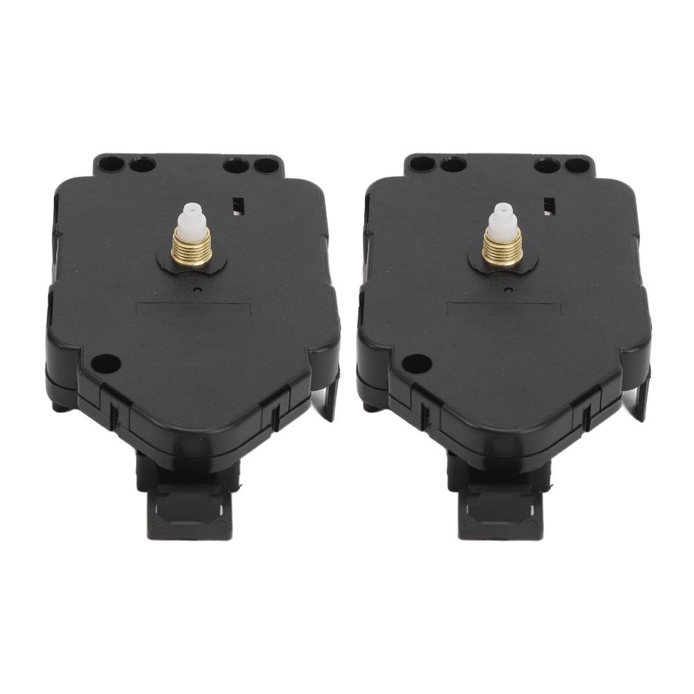 2Pcs Jump Second Pendulum Clock Movement Black Clock Mechanism Replacement DIY Clock Kits