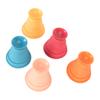 5 шт. Присоска Штабелируемая чашка Игрушка Распознавание цветов Улучшение координации Силиконовая детская штабелируемая чашка