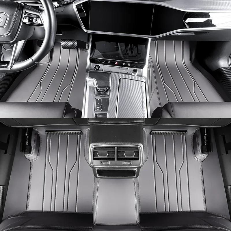 Индивидуальный коврик для пола автомобиля с полной защитой для BMW 5 серии E39 1995-2004 E60 F10 G30 2017-2022 G60 Аксессуары для интерьера Ковер